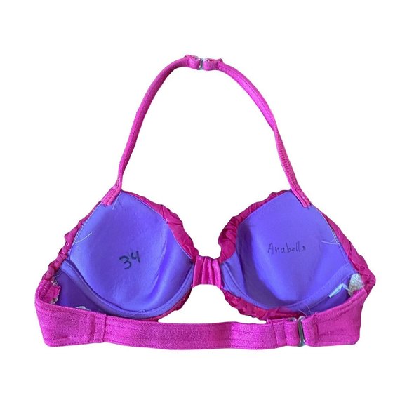 custom adult xs/s lyrical/contemporary dance costume hot pink - Picture 4 of 9